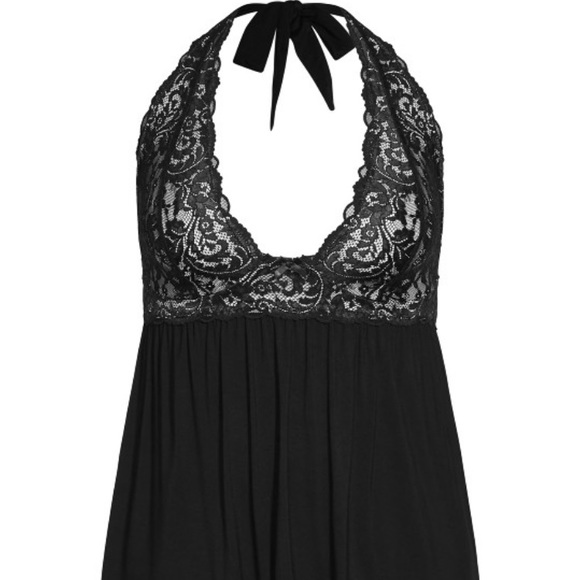 White 3x/18 - Hips & Curves Halter Baby Doll City Chic Collection - Picture 7 of 16